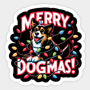 Dog Mom Dog Dad Gifts Men Women Kids Dog Ugly Christmas Sticker